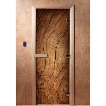 Дверь для сауны Doorwood с фотопечатью A052 1900x700 в Пинске