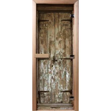Дверь для сауны Doorwood с фотопечатью A028 1900x700 в Пинске