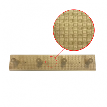 Вешалка 4-х рожковая с тиснением Рогожка купить в Пинске