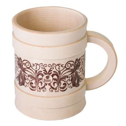 Кружка точёная Бочонок 0.5л 32240 в Пинске