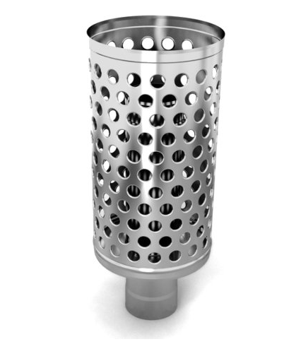 Каменка натрубная ДИЗЕЛЬ, ф115, 1/0,5мм, нерж/нерж купить в Пинске