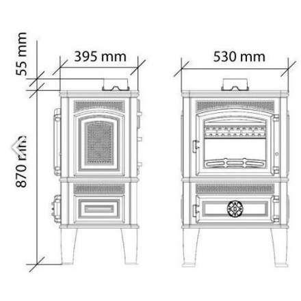 Чугунная печь Ferguss Magma Cook в Пинске