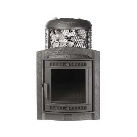 Печь банная ProMetall Атмосфера L комбинированная сетка-ламель Окаменевшее дерево в Пинске