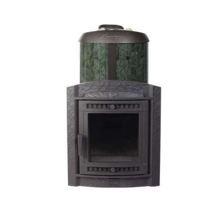 Печь банная ProMetall Атмосфера L+ в ламелях Верде Гватемала наборный рисунок в Пинске