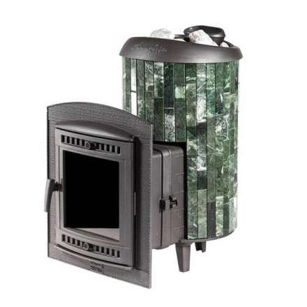 Печь банная ProMetall Атмосфера XL+ в ламелях из натурального камня Змеевик купить в Пинске