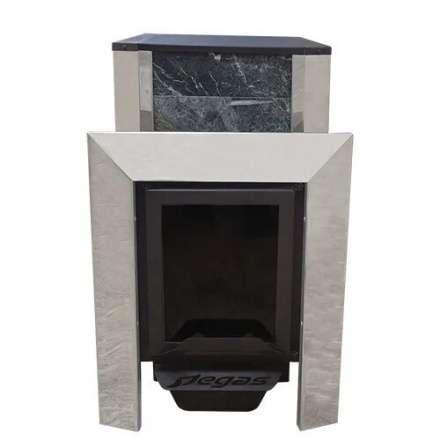 Печь банная Пегас 16 со стеклом в камне змеевик в Пинске