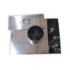 Бак самоварный Прямоугольный d115 мм, 80л; AISI430- 1,0мм в Пинске