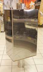 Бак самоварный Прямоугольный d115 мм, 80л; AISI430- 1,0мм в Пинске