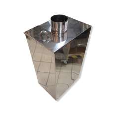 Бак самоварный Прямоугольный d115 мм, 80л; AISI430- 1,0мм в Пинске