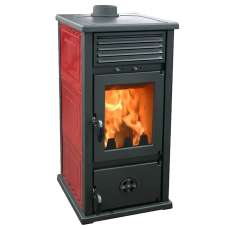 Купить Печь THERMO VESTA PLUS красная (с теплообменником) в Пинске в Пинске
