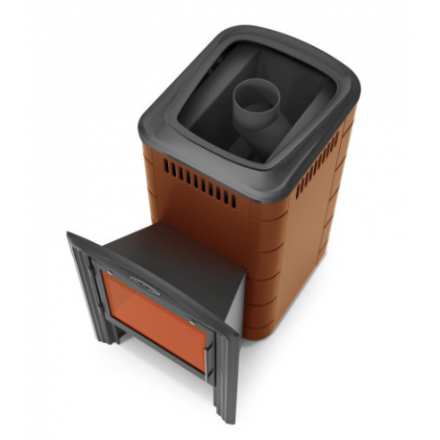 Печь для бани Термофор Тунгуска 2017 Inox Витра терракота фото в Пинске