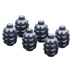 Комплект чугунного заряда (граната) 6шт купить в Пинске