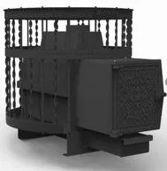 Чугунная банная печь Kennet Бастион 22 сетка витая в Пинске