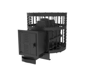 Чугунная банная печь Kennet Бастион 22 сетка витая в Пинске