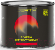 Краска термостойкая антикоррозионная 0,4 кг Серебристая CERTA в Пинске