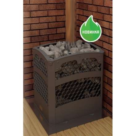 Печь для бани Теплодар БЫЛИНА-СЕТКА-12Ч Панорама (1.2) (без двери БЫЛИНА 16 обрамления) в Пинске