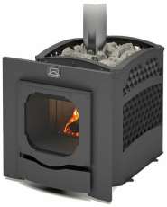 Печь для бани Теплодар БЫЛИНА-СЕТКА-12Ч Панорама (1.2) (без двери БЫЛИНА 16 обрамления) в Пинске