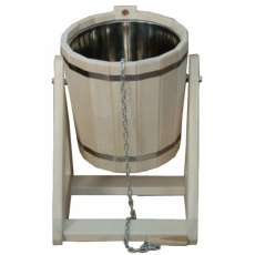 Обливное ведро  15 л с перел.устр нерж.вст ЛИПА ТЕРМО купить в Пинске