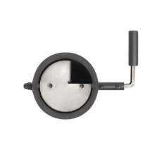 Шибер чугунный поворотный L-500 мм диамтер 115-120 мм в Пинске