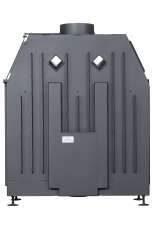 Каминная топка Экокамин Альфа 1000 B подовая черный шамот в Пинске