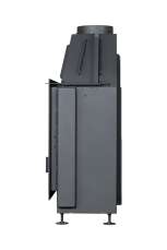 Каминная топка Экокамин Альфа 1000 B подовая черный шамот в Пинске