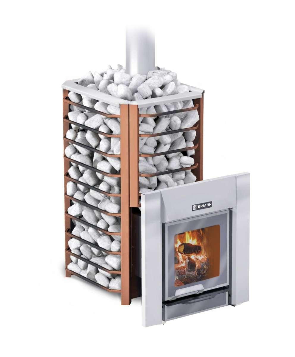 Печь банная ЕРМАК 16 Сетка Премиум Сталь Амазонка бай фото в Пинске