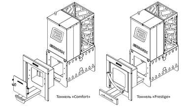 Печь банно-отопительная Ермак Cube 16 в Пинске