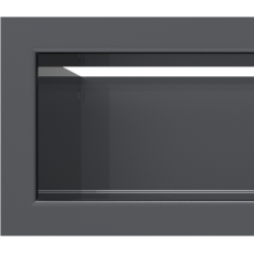 Решетка люфт 90х400 (графит) в Пинске