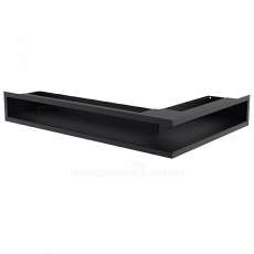 Решетка люфт угловая левая 547х766х90 (графит) Амазонка бай фото в Пинске