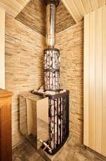 Купить стальную печь для бани KRONOS ГИГАНТ 24 ВС ПАНОРАМА Амазонка бай фото в Пинске