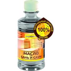 Масло для защиты полков в саунах и банях SAFORA / 0,25 л купить в Пинске