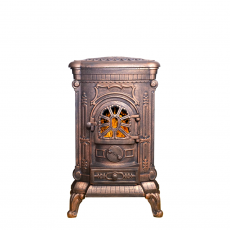 Чугунная ПЕЧЬ-КАМИН Везувий А-07 Медь в Пинске