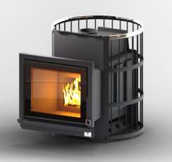 Печь для бани KRONOS КОЛИЗЕЙ 16 ВCЧ Панорама в Пинске