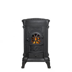 Чугунная ПЕЧЬ-КАМИН Везувий А-07 Антрацит в Пинске