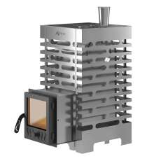 Печь для бани Везувий ASTON 16 INOX стекло в Пинске