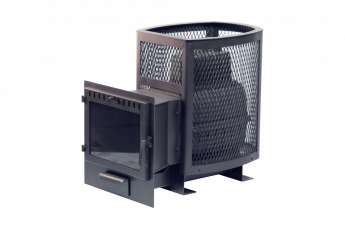 Печь банная Сибирь 22 Панорамная дверца, сетка купить в Пинске