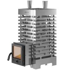 Печь для бани Везувий ASTON 20 INOX стекло в Пинске