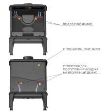 Печь-камин EVEREST F11 в Пинске