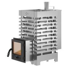 Печь для бани Везувий ASTON 16 INOX стекло АКВА в Пинске