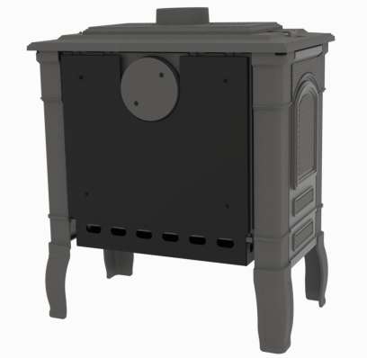 Печь-камин FireWay Gunter N чёрный в Пинске