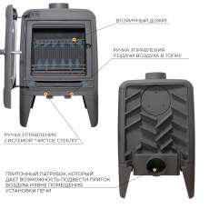 Печь-камин EVEREST М7 в Пинске