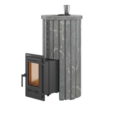 Печь для бани Эверест Steam Master 24 ЧУГУН Ламель Талькохлорит в Пинске