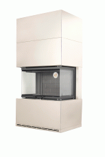 Камин Родос 800 СЛОНОВАЯ КОСТЬ шамот черный в Пинске