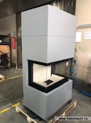 Камин Родос 800 СЛОНОВАЯ КОСТЬ шамот черный в Пинске