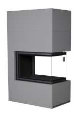 Камин Родос 900 ГРАФИТ, шамот черный в Пинске