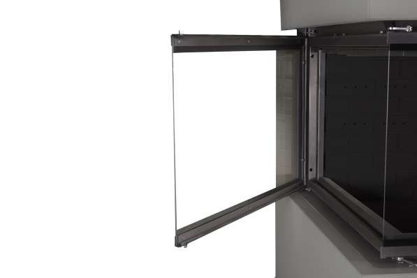 Камин Родос 900 ГРАФИТ, шамот черный в Пинске