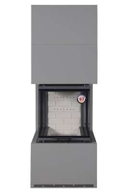 Камин Родос 900 ГРАФИТ, шамот белый в Пинске