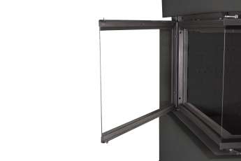 Камин Родос 900 ЧЕРНЫЙ, шамот черный в Пинске