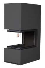 Камин Родос 900 ЧЕРНЫЙ, шамот черный в Пинске