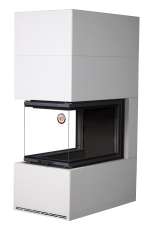 Камин Родос 900 СЛОНОВАЯ КОСТЬ, шамот черный в Пинске